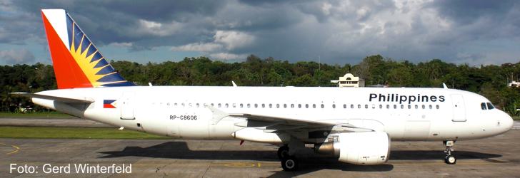 Philippines Airlines A320 at Bohol Airport